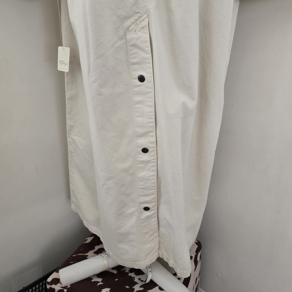 FREE PEOPLE HUNTER DUSTER MAXI LENGTH CREME XL - Picture 6 of 13